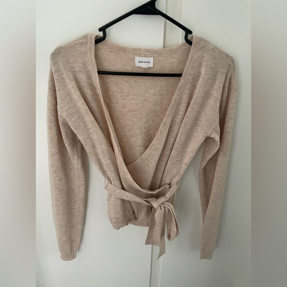 Song of Style Knit Wrap Sweater